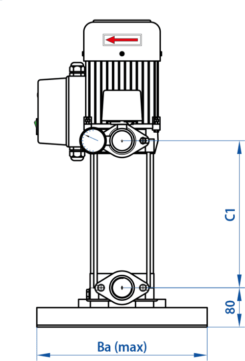 1xSD 80/10 1,5Kw T - Görsel 3