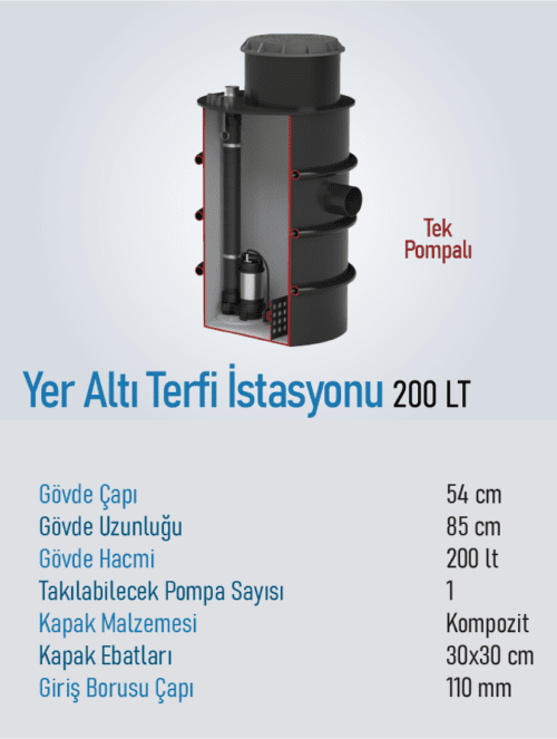 200 LT Terfi İstasyonu