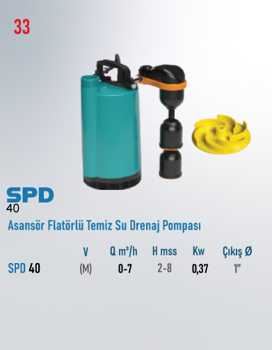 SPD 40 Asansör Flatörlü